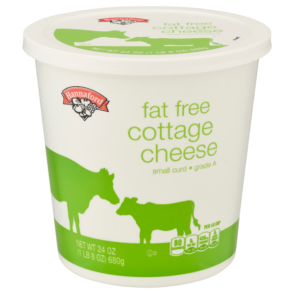 Hannaford Fat Free Small Curd Cottage Cheese