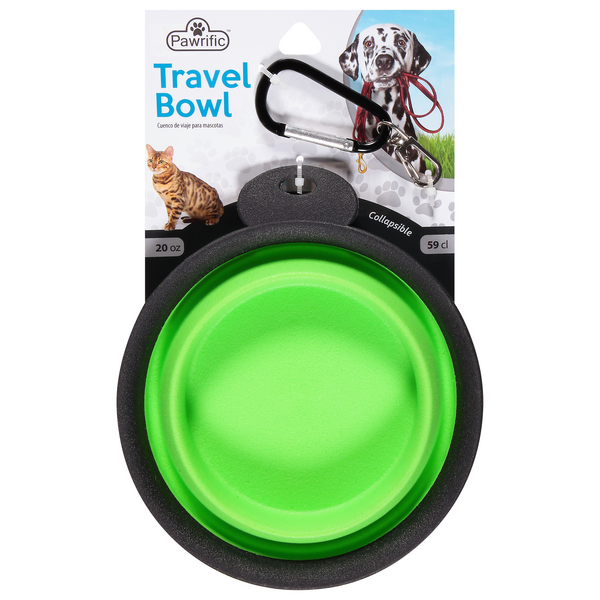 Pawrific Travel Dog Bowl Collapsible 20 oz