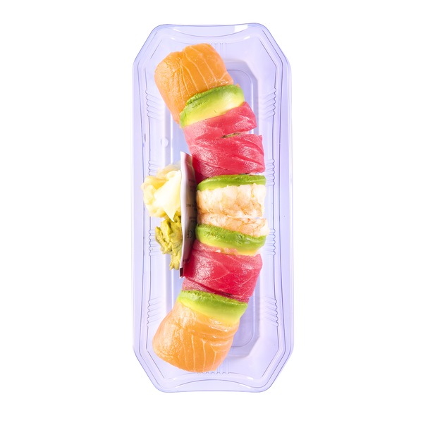Hissho Sushi Rainbow Roll Raw (Avail. 11am - 7pm)