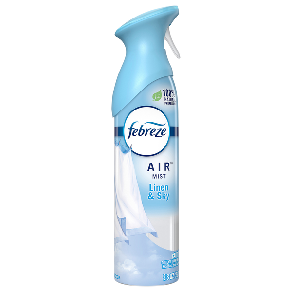 Febreze Linen & Sky Air Freshener Aerosol Mist Spray