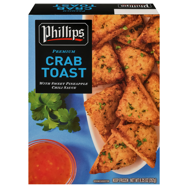 Phillips Premium Crab Toast with Sweet Pineapple Chili Sauce Frozen