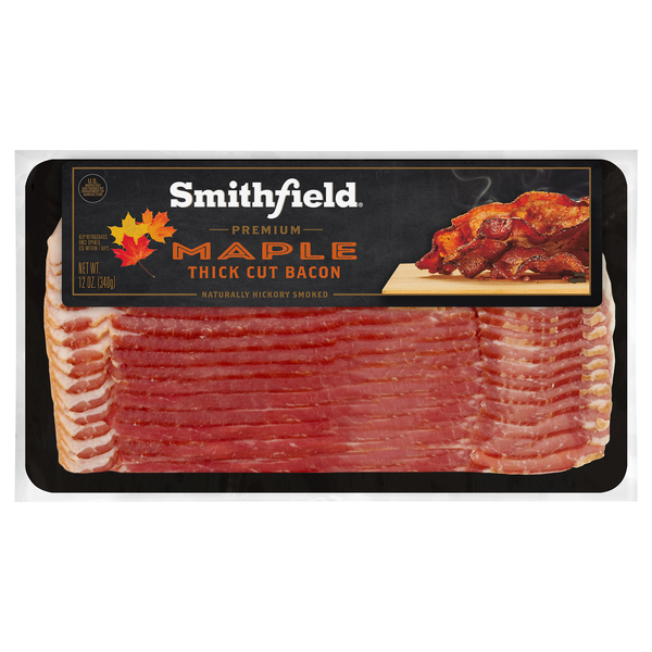 Smithfield Premium Maple Thick Cut Bacon Sliced