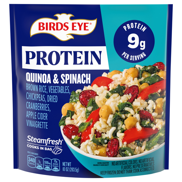 Birds Eye Steamfresh Power Blend Quinoa & Spinach Frozen