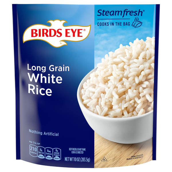 Birds Eye Steamfresh Long Grain White Rice Frozen