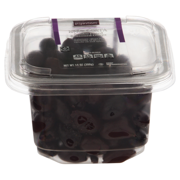 Taste of Inspirations Jumbo Pitted Seasoned Kalamata Olives