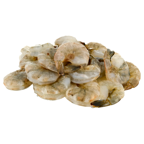 Giant Raw Simple Peel Jumbo Shrimp 21-25 ct per lb Previously Frozen