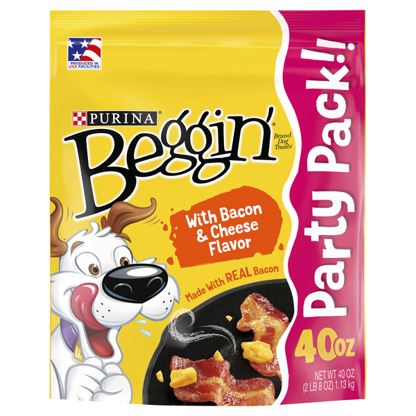 Save on Purina Beggin' Strips Dog Treats Bacon & Cheese Flavor Order