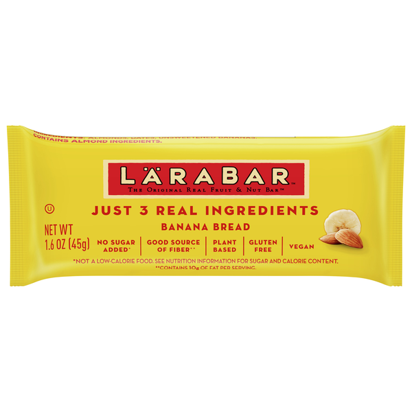 LARABAR Gluten Free Banana Bread Fruit & Nut Bar