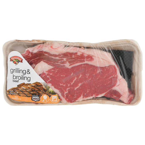 Hannaford Grilling & Broiling Beef Ribeye Steak Fresh