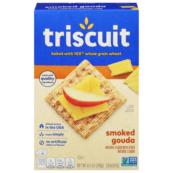 Triscuit Smoked Gouda Whole Grain Wheat Crackers