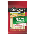 Sargento Natural Part-Skim Mozzarella String Cheese - 12 ct