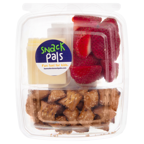 Hannaford Snak Pals Peanut Butter Pretzels Strawberries & Cheese