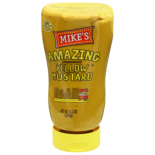 Mike's Amazing Stoneground Yellow Mustard