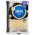 Our Brand Deli Style Swiss Cheese Slices - 10 ct