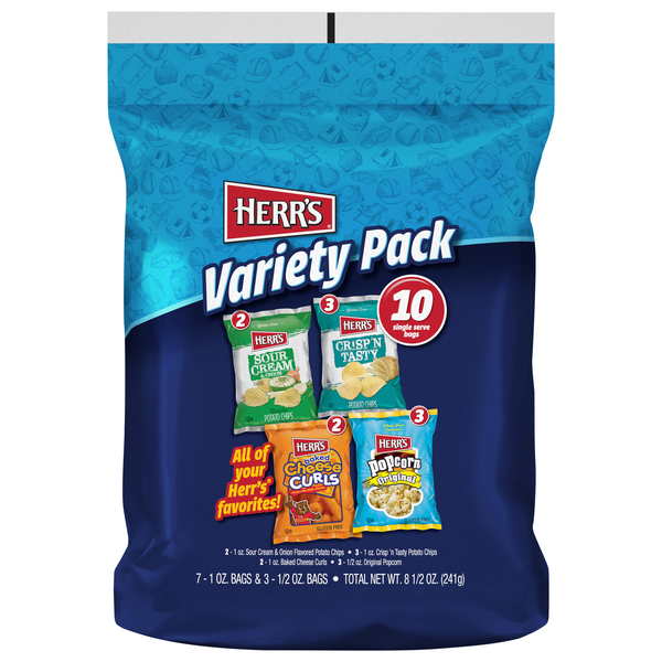 Herr's Variety Pack - 10 ct