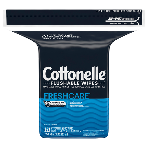 Cottonelle FreshCare Flushable Wipes Refill
