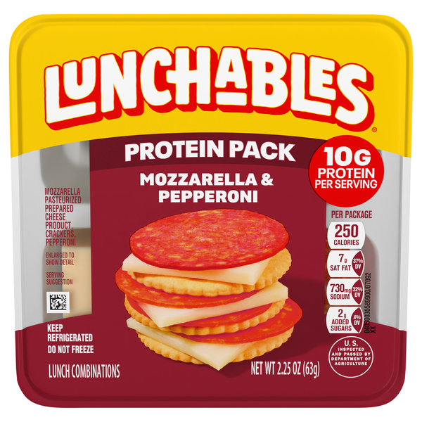 Lunchables Lunch Combinations Pepperoni & Mozzarella with Crackers