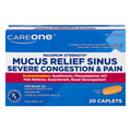 CareOne Sinus & Mucus Relief Caplets Maximum Strength