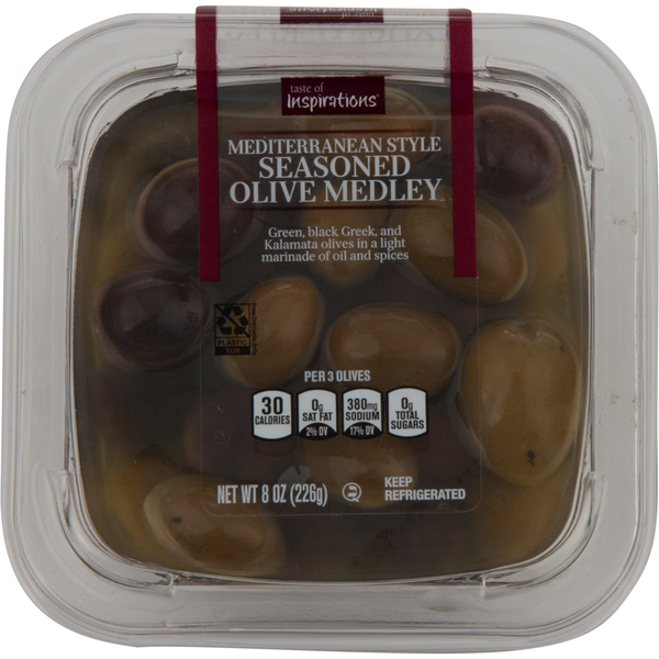 Taste of Inspirations Deli Mediterranean Seasoned Olive Medley Marinated