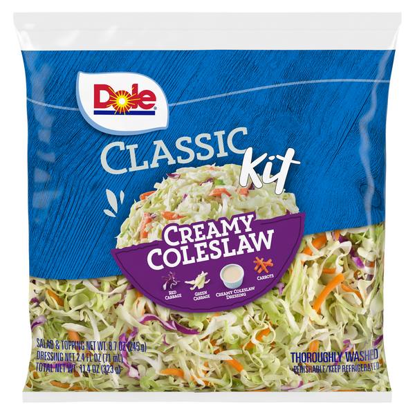 Save on Dole Classic Salad Kit Creamy Coleslaw Order Online Delivery GIANT