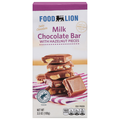 Food Lion Milk Chocolate Bar with Hazelnut Pieces