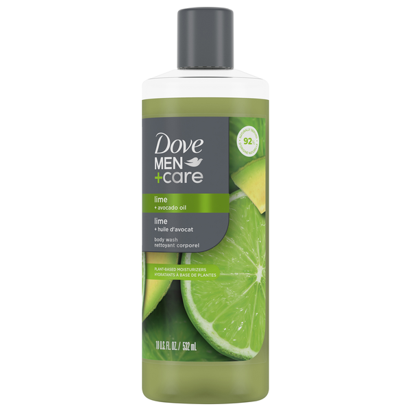 Dove Men+Care Reinvigorate Lime + Avocado Oil Body Wash