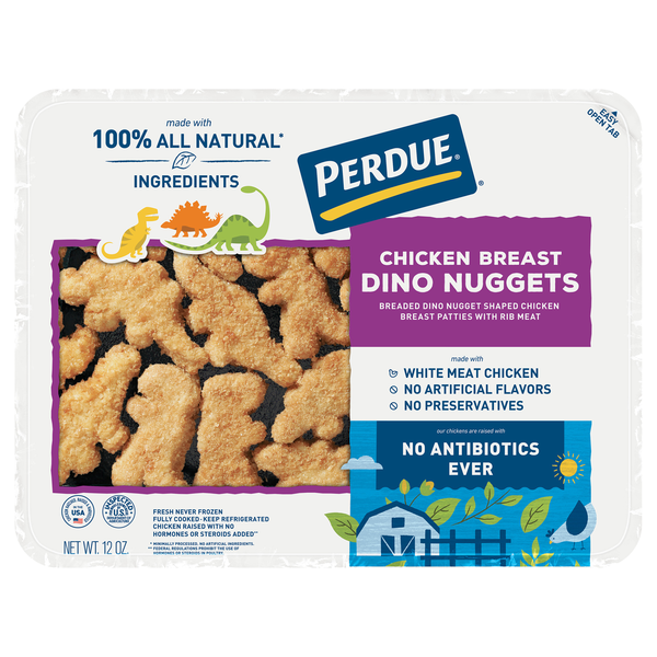 Perdue Natural Chicken Breast Dino Nuggets Fresh