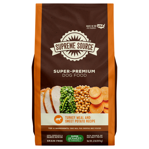 Supreme Source Grain Free Turkey Meal & Sweet Potato Recipe Dry Dog Food