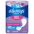Always Unscented Regular Daily Liners