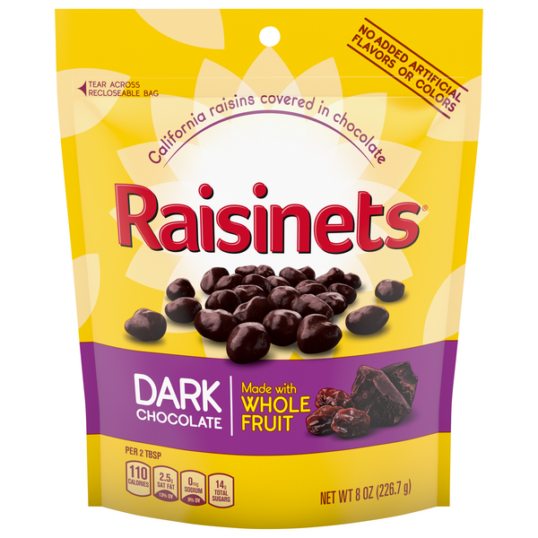 Raisinets Dark Chocolate Candy Covered Raisins