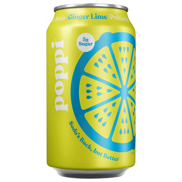 Poppi Prebiotic Ginger Lime Soda