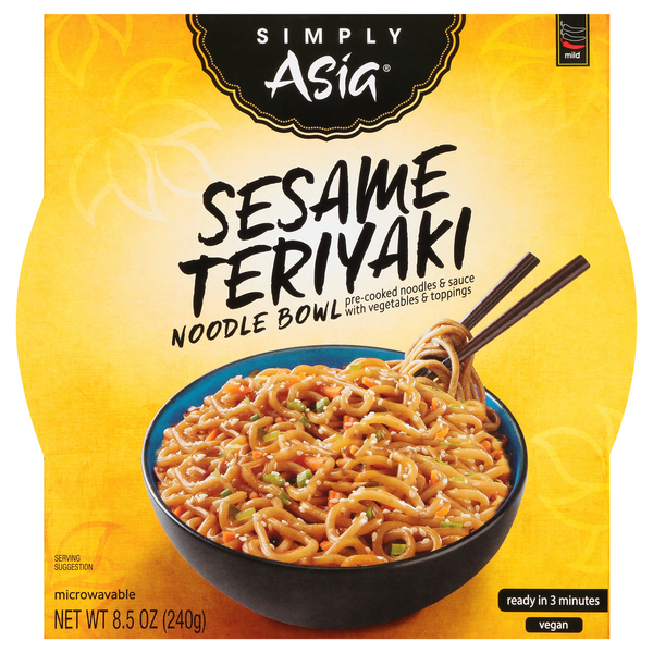 Save on Simply Asia Noodle Bowl Sesame Teriyaki Mild Order Online