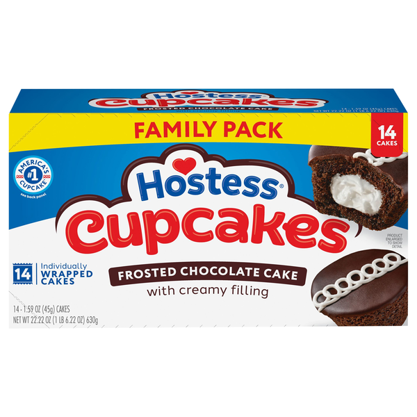 Hostess Chocolate Cupcakes Family Pack - 14 ct