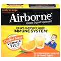 Airborne Orange Flavor Health Formula Effervescent Tablets