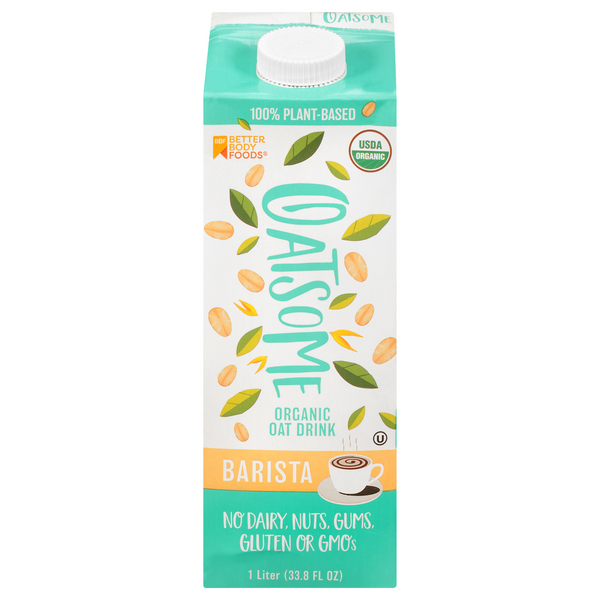 Better Body Foods Oatsome Oat Drink Organic