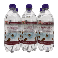 Hannaford Black Cherry Sparkling Water - 6 pk