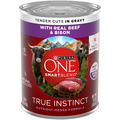Purina ONE SmartBlend Ground Beef & Bison in Gravy Wet Dog Food