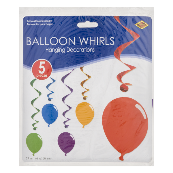 Beistle Balloon Whirls Hanging Decorations