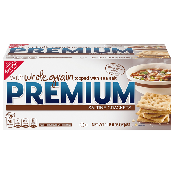 Nabisco Premium Whole Grain Saltine Crackers