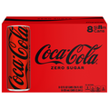 Coca-Cola Zero Sugar Cola Soda - 8 pk