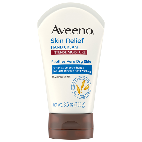 Aveeno Intense Moisture Skin Relief Hand Cream Dry Skin Fragrance Free