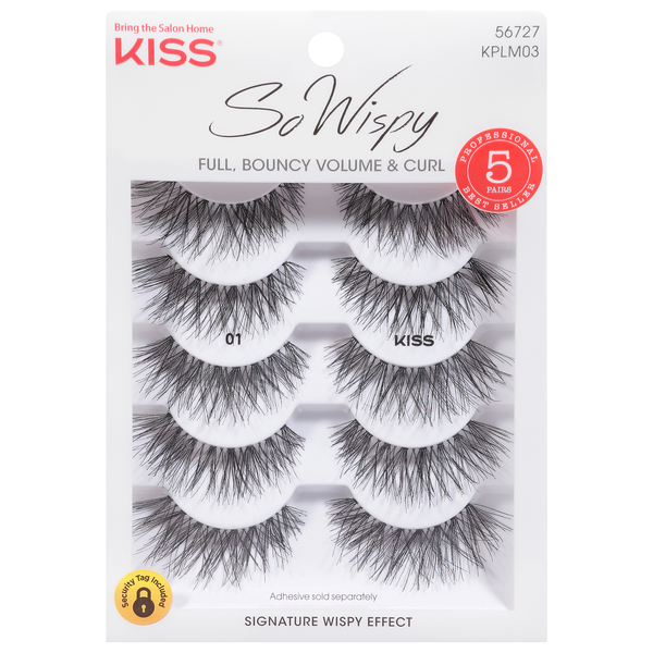 Kiss So Wispy Volume & Curl Lashes 56727