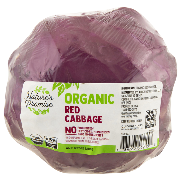 Nature's Promise Organic Red Cabbage