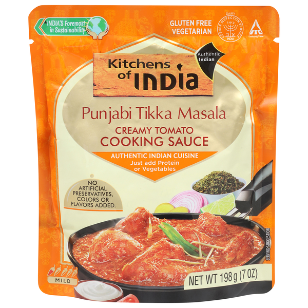 Kitchens of India Punjabi Tikka Masala Creamy Tomato Cooking Sauce
