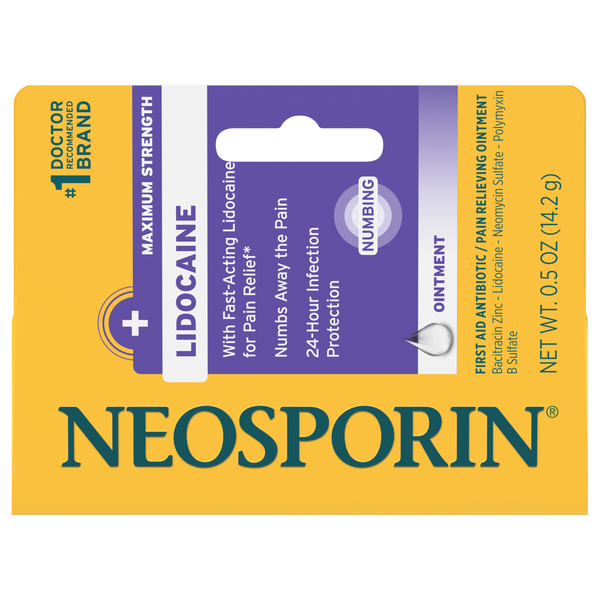 Neosporin Lidocaine Ointment Maximum Strength