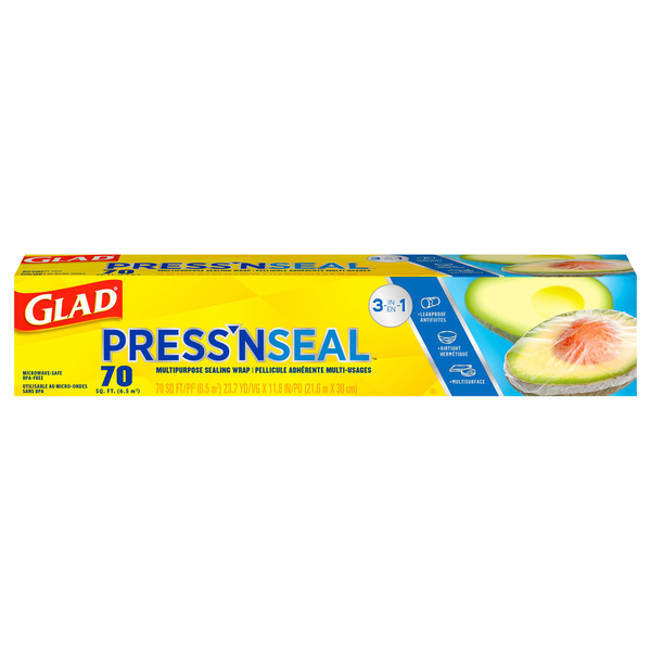 Glad Press'n Seal Multi-Purpose Plastic Sealing Wrap