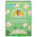 Newman's Own Microwave Popcorn Touch of Butter - 3 ct