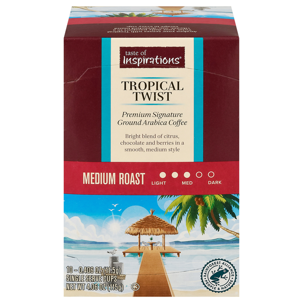 Taste of Inspirations Tropical Twist Medium Roast Coffee Single Serve Cups