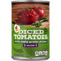 Our Brand Diced Tomatoes with Zesty Mild Green Chilies