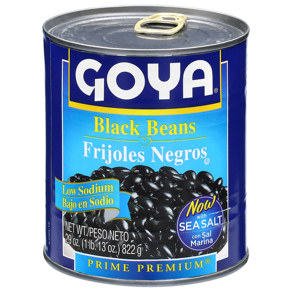 Goya Low Sodium Beans Black